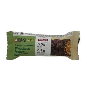 BARRITA PROTEICA vegan chocolate, caramelo, cacahuete 45gr