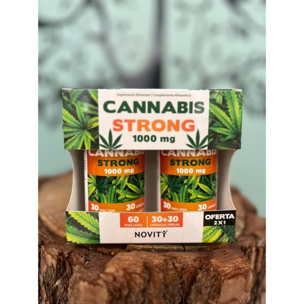 CANNABIS STRONG 1000MG (Novity) 30+30CAPS.