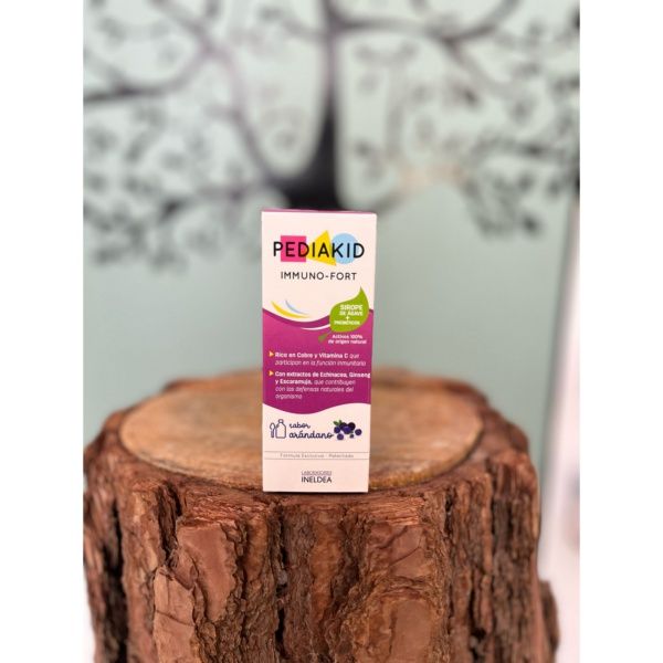 PEDIAKID INMUNO-FORT 125ML sabor arandano