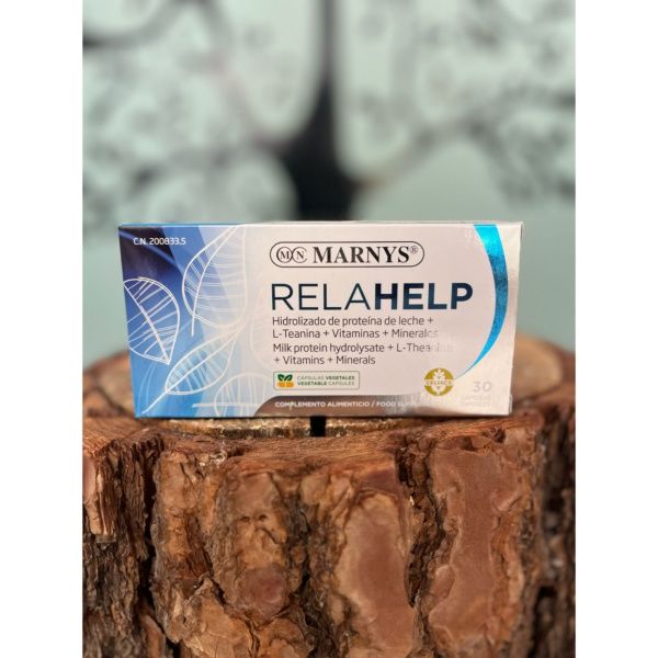 RELAHELP 30CAPS (hidrolizado Prot.Leche+L-Teanina+Vit+Miner)
