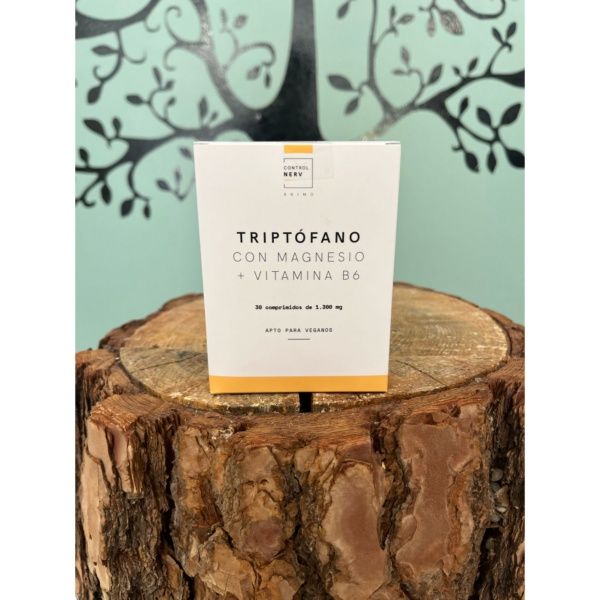 TRIPTOFANO 600mg c/Magnesio+B6 30COMPR VEGAN s/L s/G