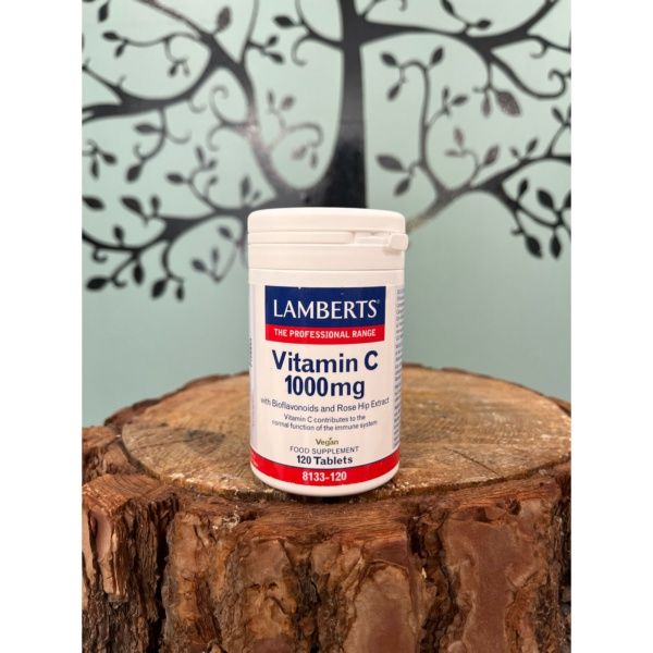 VITAMINA C 1000MG c/BIOFLAVONOIDES Y ROSE HIPS 120TAB