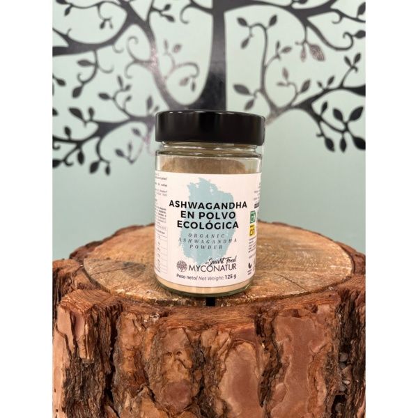 ASHWAGANDHA BIO POLVO 125GR VEGAN s/G