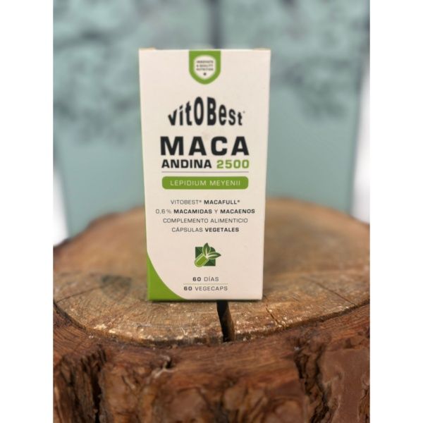 MACA ANDINA 2500MG 60VCAPS s/G DioxidoTitanio Free