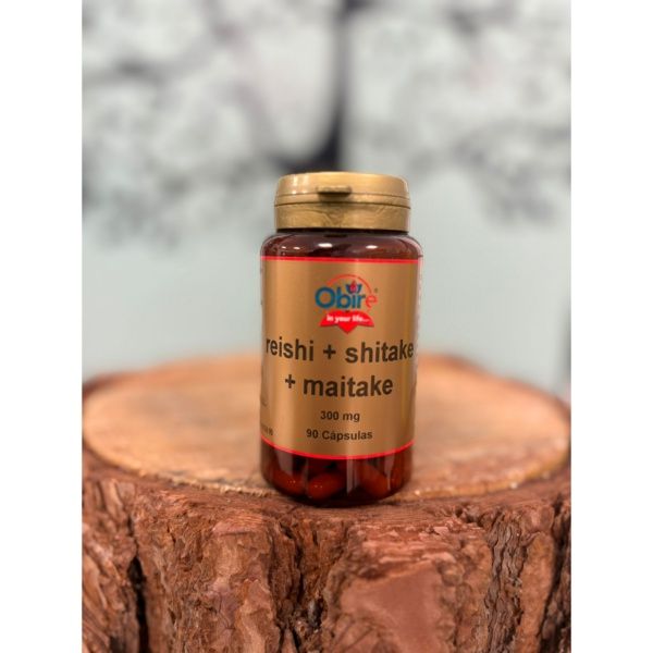 REISHI+SHITAKE+MAITAKE 300MG 90CAPS