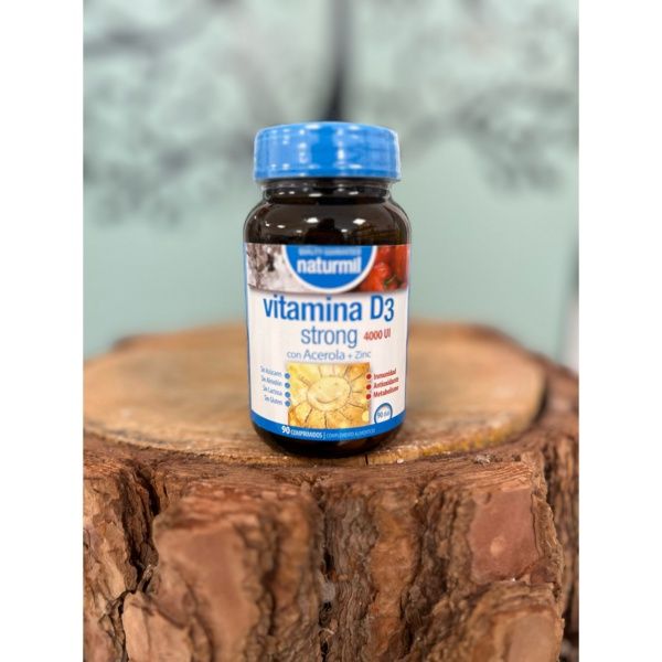 VITAMINA D3 STRONG 4000UI c/ACEROLA+ZINC 90COMP